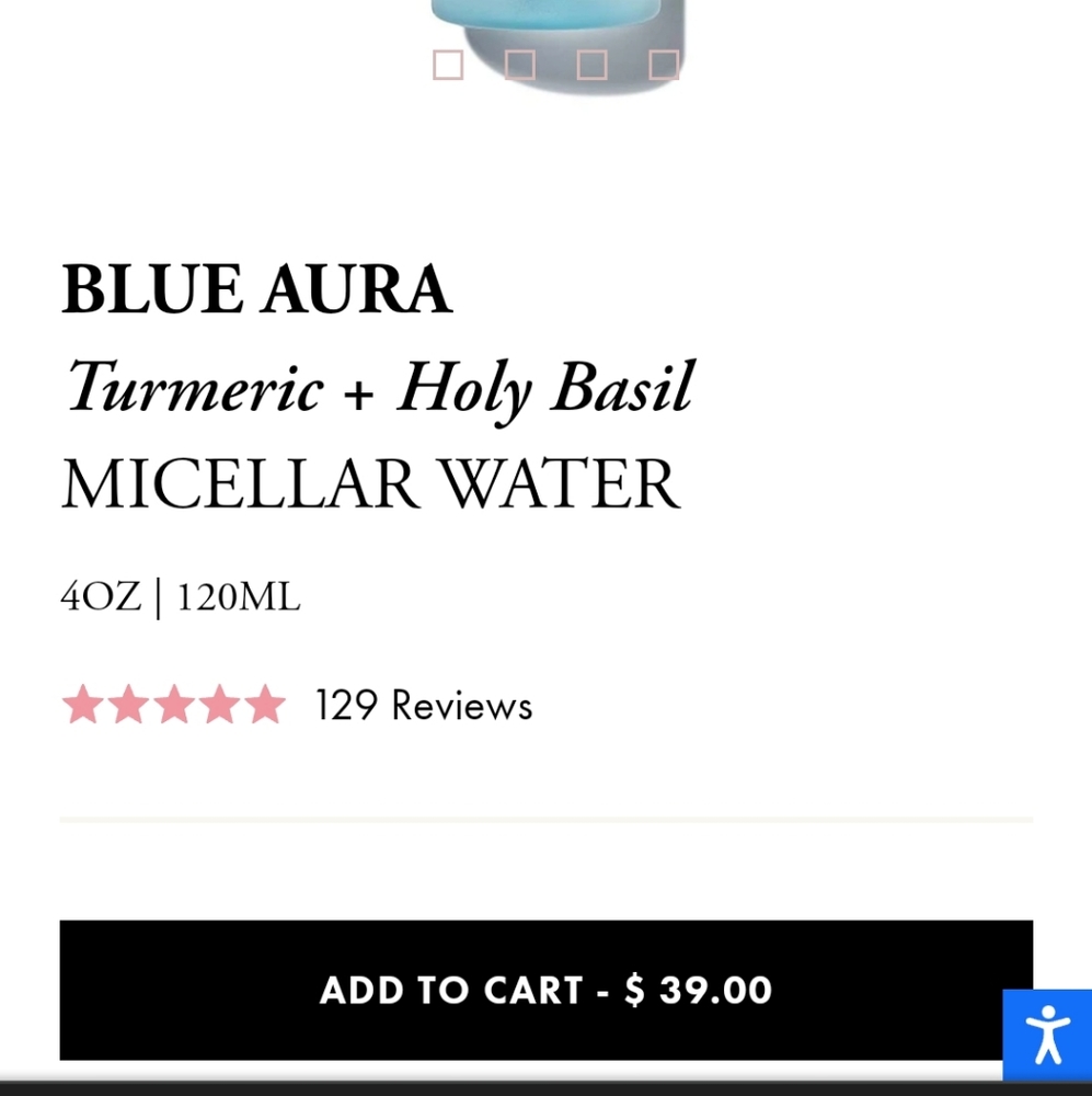 Odacite Blue Aura Cleansing Water